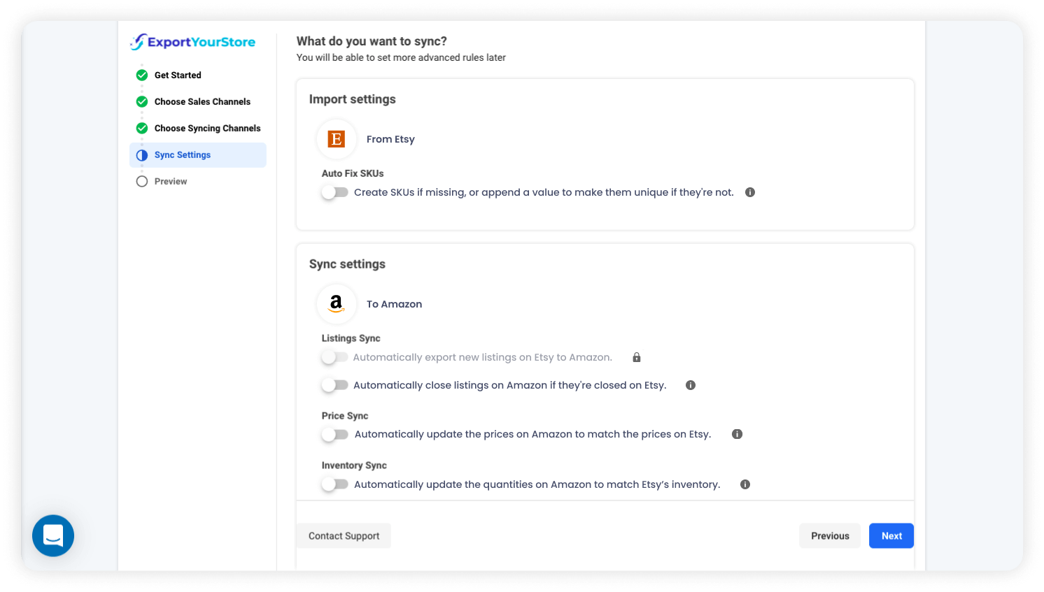 Import Etsy to Amazon & Sync Your Products ExportYourStore